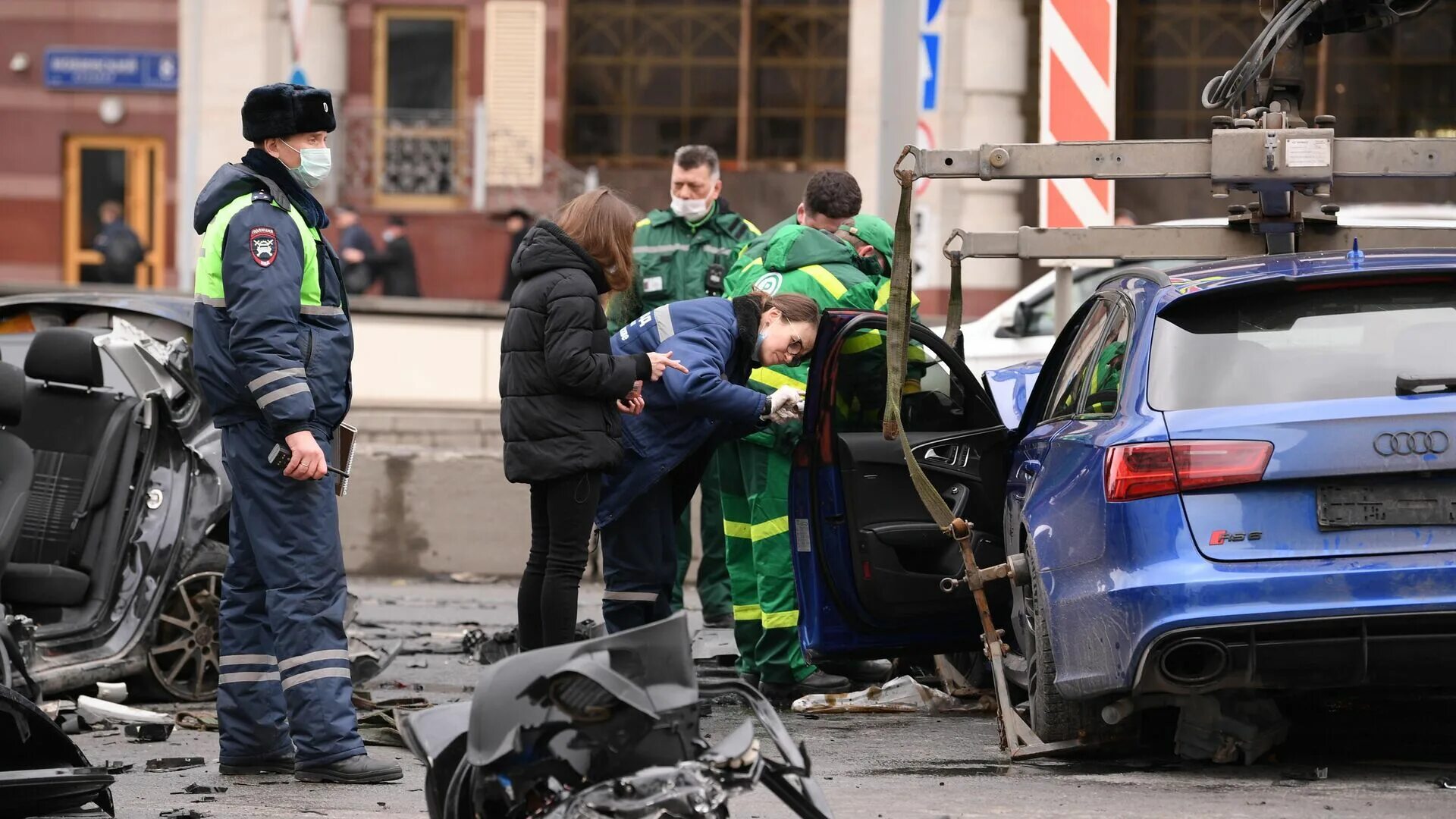 Врач попал в аварию