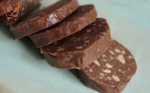 Сливочная колбаса из печенья