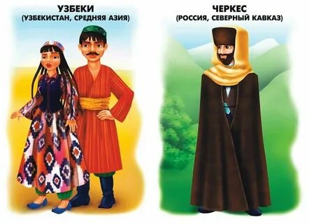 Национальные костюмы разных народов