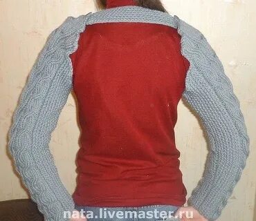 Как пришивать вязаные рукава