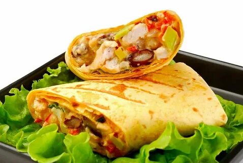 Мексиканская тортилья с мясом и овощами