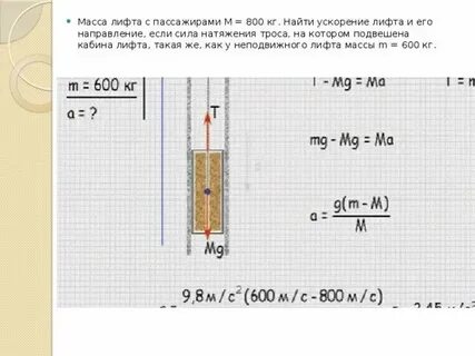 Пассажир равномерно поднимающегося лифта