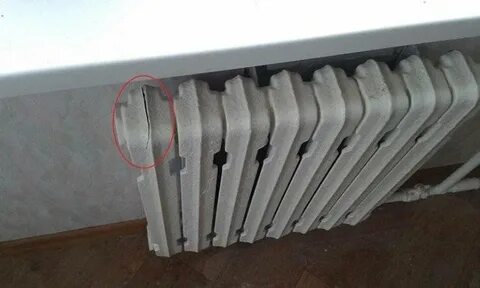 Лопнул радиатор отопления