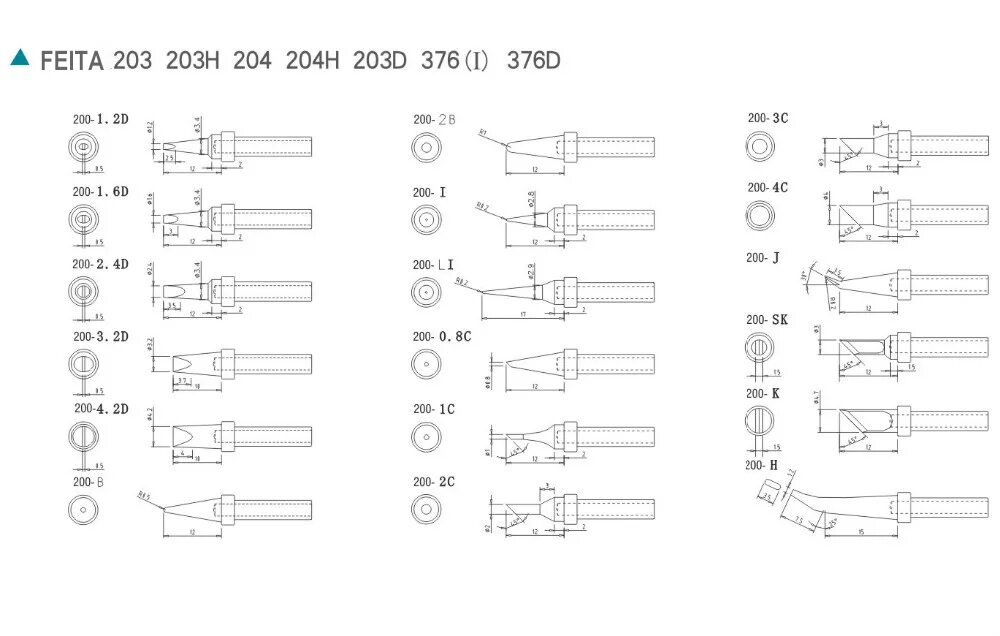 203 h. Жало для паяльника weller. quick-203 esd. жала для паяльной станции квик.