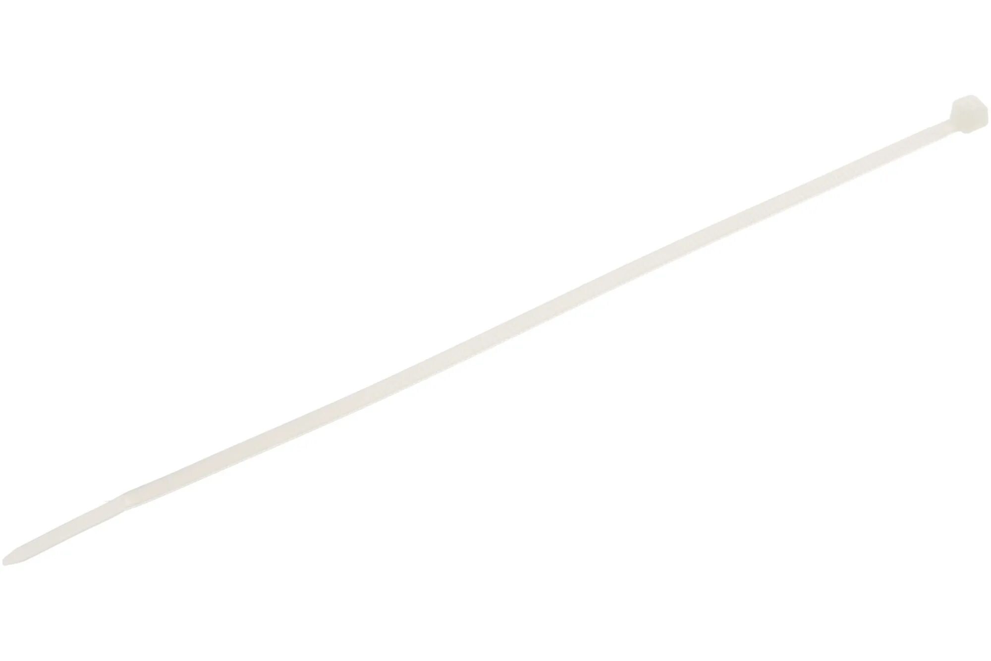 Хомуты кабельные Lit 3,6х200 мм цвет белый. Стяжки белые.