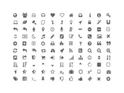 Шрифт wingdings