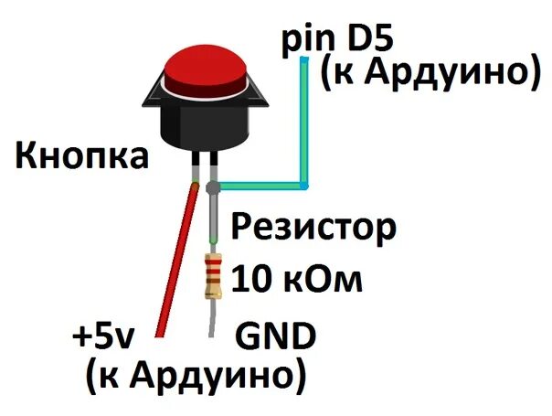 Кнопка резистор