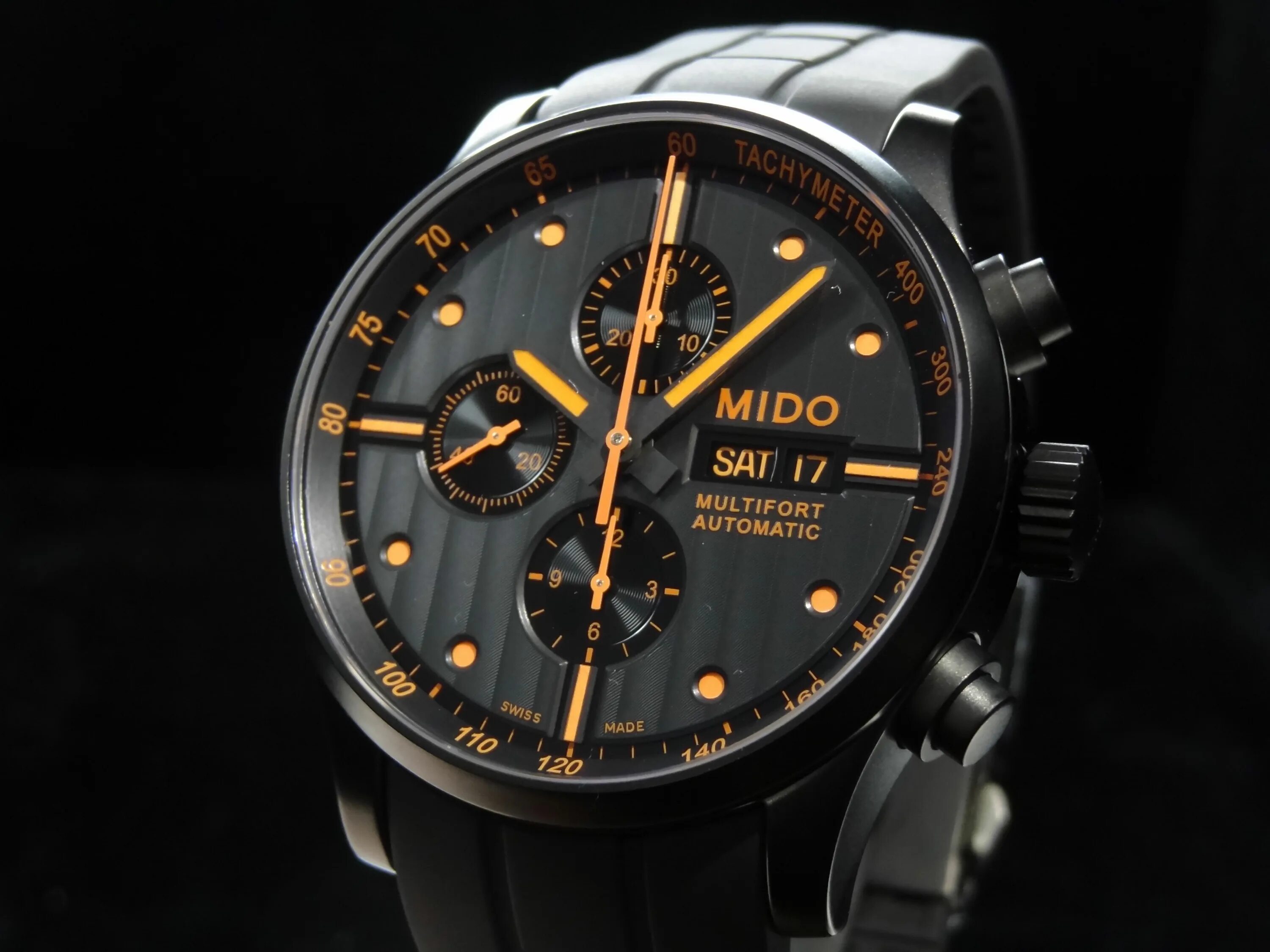 Купить часы секунда. Часы Mido Multifort. Mido Multifort Chronograph. Mido m005.430.36.062.52. Часы Мидо Мультифорт хронограф.