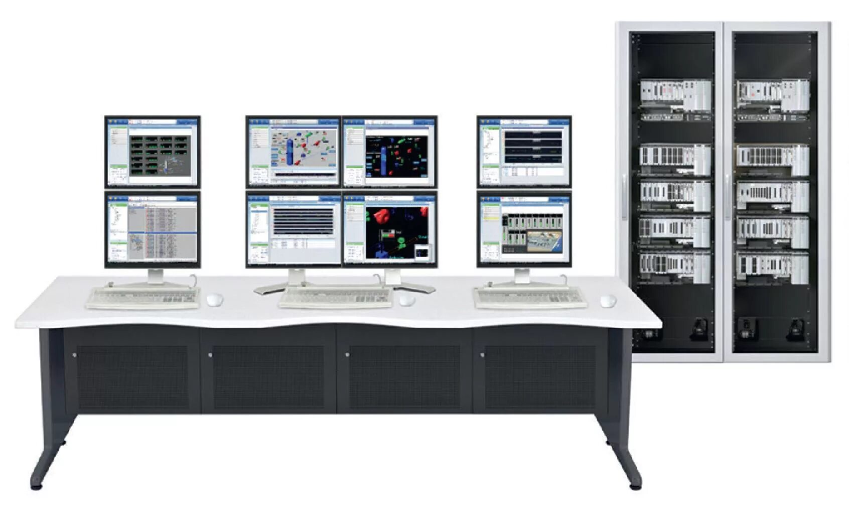 Арм модуль. Шкаф Yokogawa АСУ ТП. Автоматизированное рабочее место (АРМ, рабочая станция). Система управления Centum VP. Рабочее место оператора Yokogawa Centum VP.