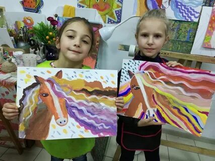 Что рисуют в детских художественных студиях