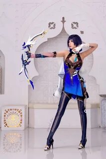 Yelan cosplay