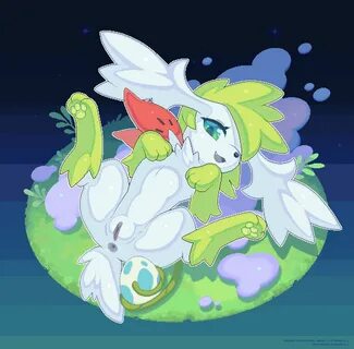 shaymin (pokemon) drawn by kemo_camotli.