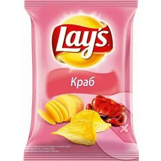 Чипсы лейс с крабом