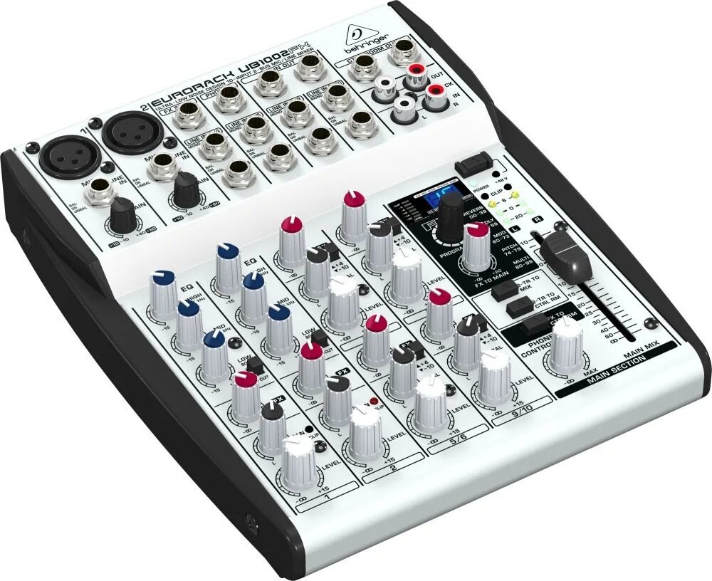 Пульт управления микрофонами. Behringer 1002fx. Пульт микшерный Behringer ub1002fx. Беренджер микшерный пульт 1002 FX. Eurorack ub1002.