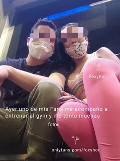 Foxxxyhot69 Ayer uno de los suscriptores de mi onlyfans, me acompaño al gym...
