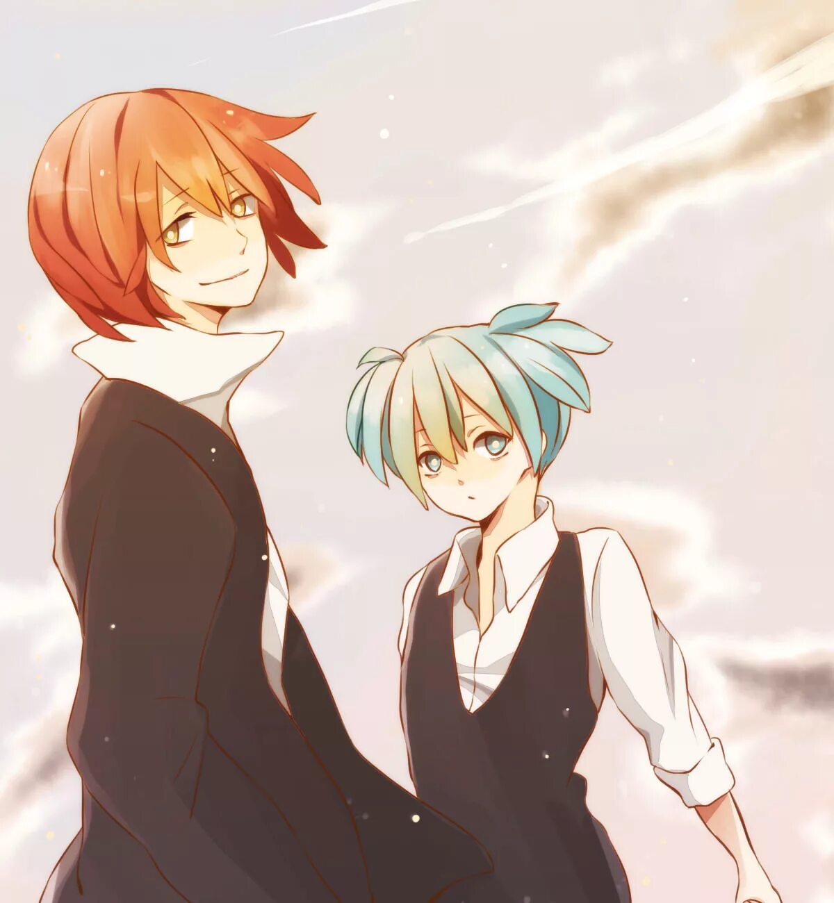 Карма беременных. Нагиса и карма. karma x nagisa. карма x нагиса. карма и нагиса ревность.