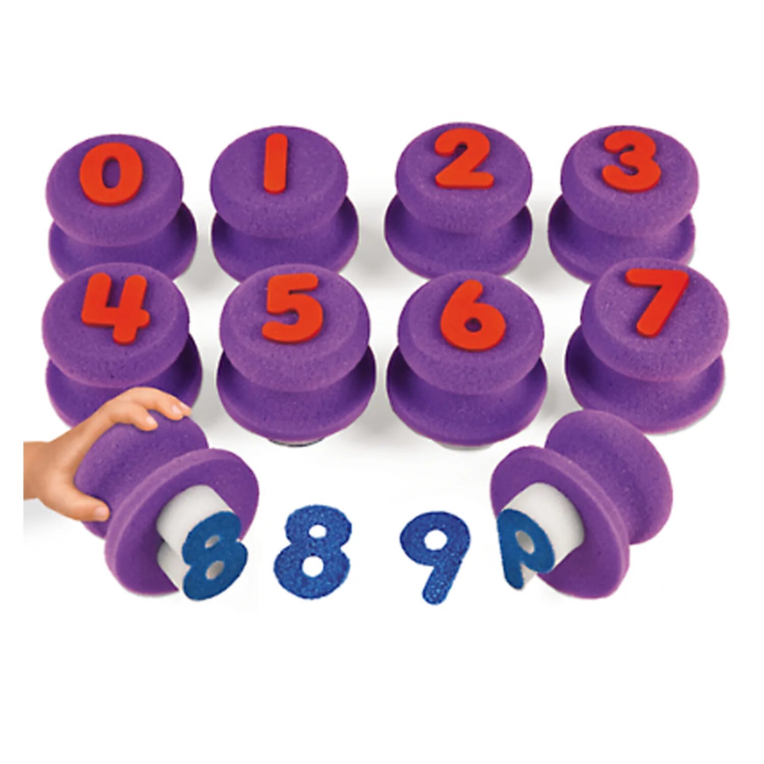 детские штампики с цифрами. набор штампов русский алфавит. набор резиновых штампов "цифры" ( 9шт. 02. штампики с цифрами.