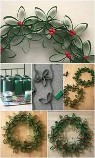 Новогодние поделки из втулок от бумаги