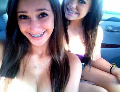 Selfies small elastic breasts.