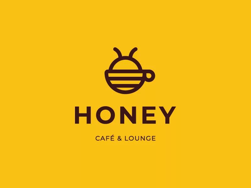 Honey com. Логотип Honey. Honey кафе. Логотип кофейни мед. Желтый логотип.