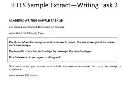 While writing task