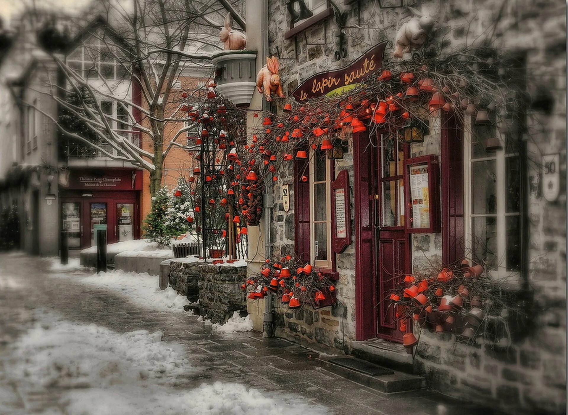 Городской пейзаж. Красивые заснеженные улочки. Красивые улочки. Фото на улице на телефон