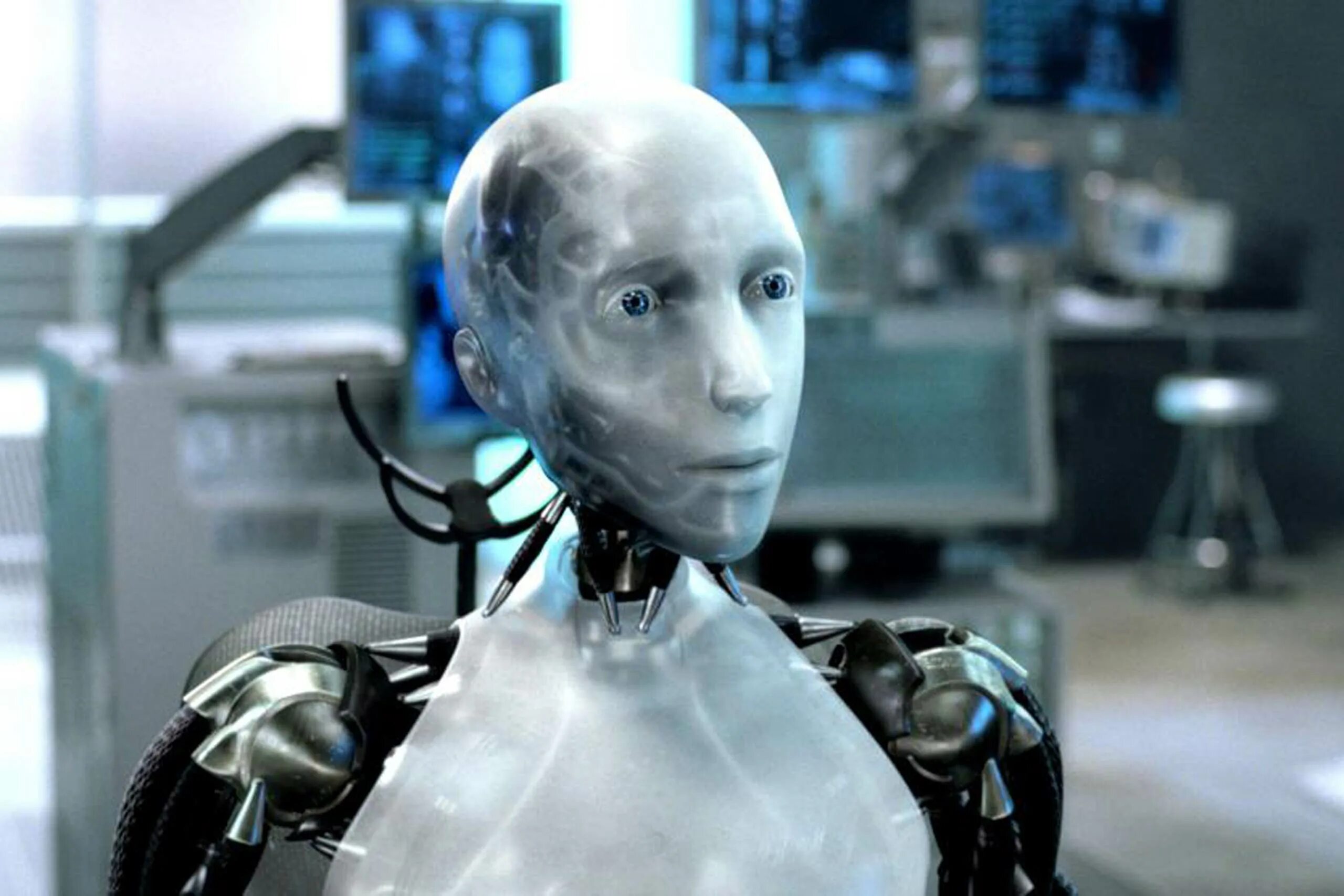 Представить человека будущего. Я робот доктор Лэннинг. Я робот i Robot 2004.