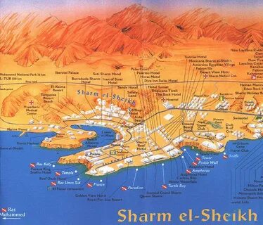 Курорты египта шарм эль шейх на карте