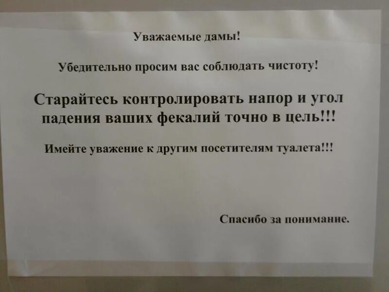 Объявление в туалет. Объявление о чистоте в туалете. Надпись в туалете о соблюдении чистоты. Смешные объявления в туалете. Просим принять во внимание