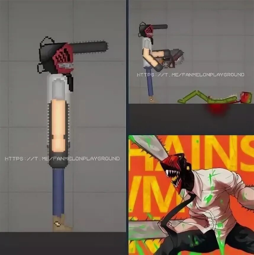 People playground demon mod. Мод на человека бензопилу. скин человек бензопила. бензопила для melon playground.