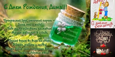 с днем рождения дима картинки