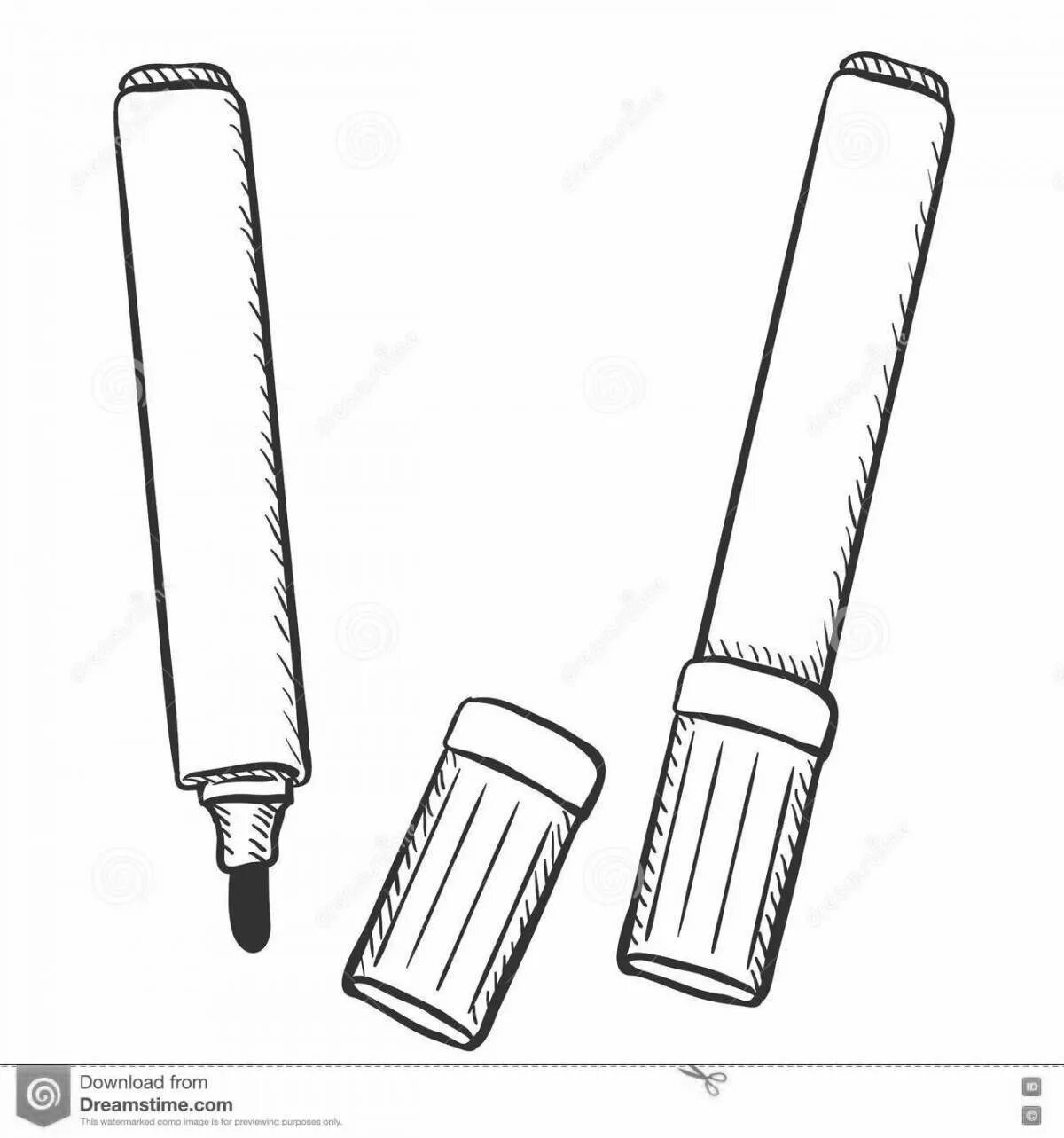 Шаблон маркера. Раскраска фломастеры. Раскрашивание фломастерами. Карандаши для раскрашивания. Фломастеры раскраска для детей.