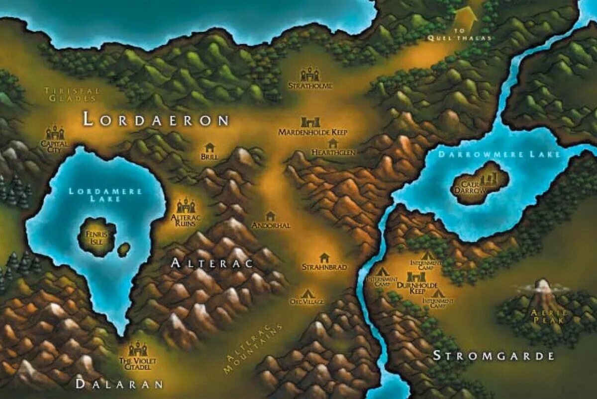 Карта войны 1.12 2. Варкрафт карта Лордерона. Warcraft 3 карта Лордерона. Лордерон варкрафт 3. Варкрафт столица Лордерона.