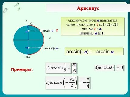 Arccos это