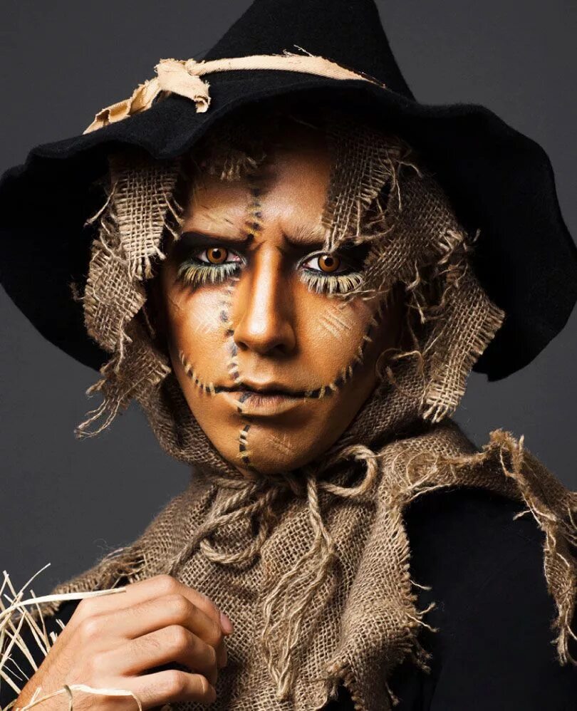 Образ чучело. Образ чучело. Сказочный персонаж грим мужчине. Образ чучело. Образ чучело.