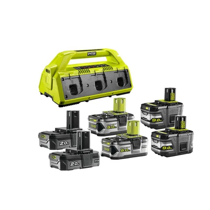 RYOBI Pack chargeur + batterie lithium+ 18 Volts 9,0 Ah купить недорого - выгодн