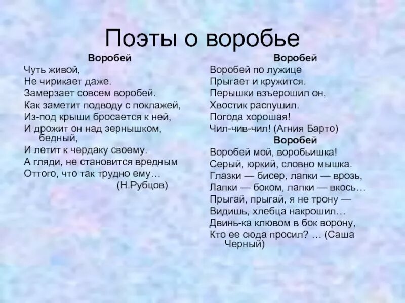 Песня воробей и воробьев. Н рубцов Воробей. Стих про воробья. Стихотворение Воробей Саша черный.