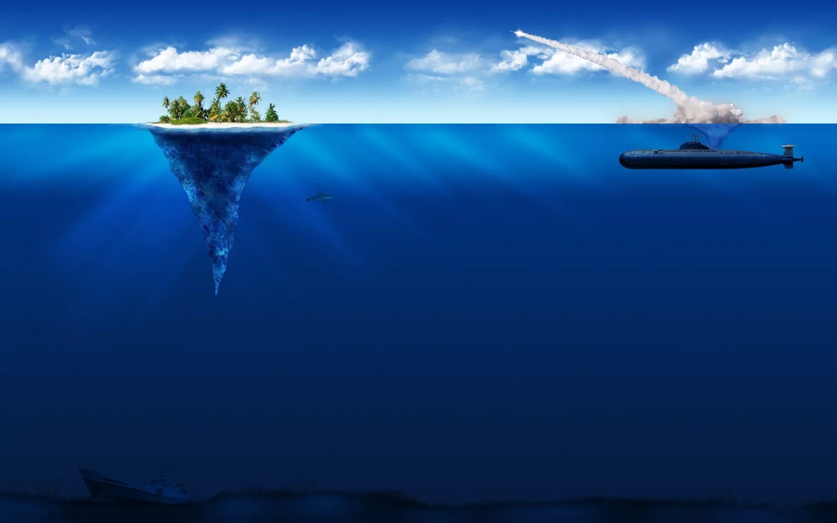 Остров в океане. Под водой. Море под водой. Океан под водой. Island вода