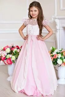 Длинное платье для девочки