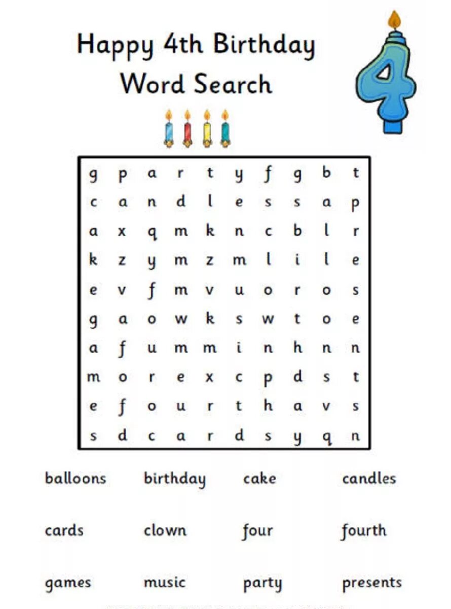 Birthday activities. Happy Birthday Wordsearch. День рождения задания на английском. Word search Happy Birthday. Английский Happy Birthday задание.