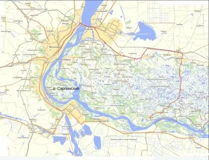 Карта поймы
