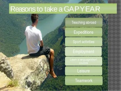 Have a gap year