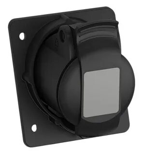 Встраиваемая розетка с крышкой ip44
