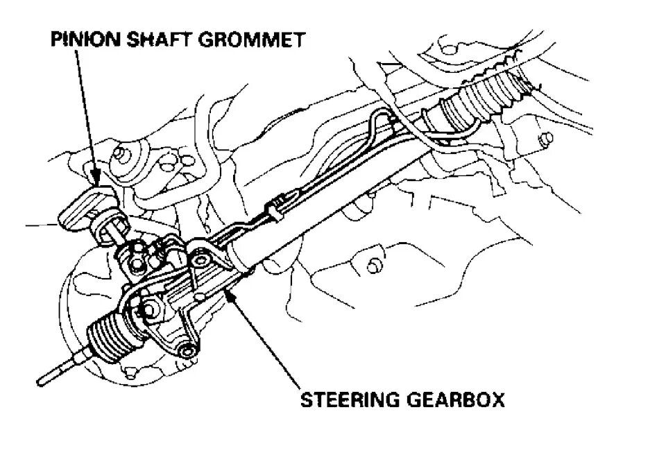 Гудит рулевая рейка. Гайка рулевой рейки Honda Accord чертеж. Рулевая рейка Хонда Цивик 2001 схема. Схема рулевой рейки Honda CRV rd1. Рулевая рейка Хонда СРВ 3.