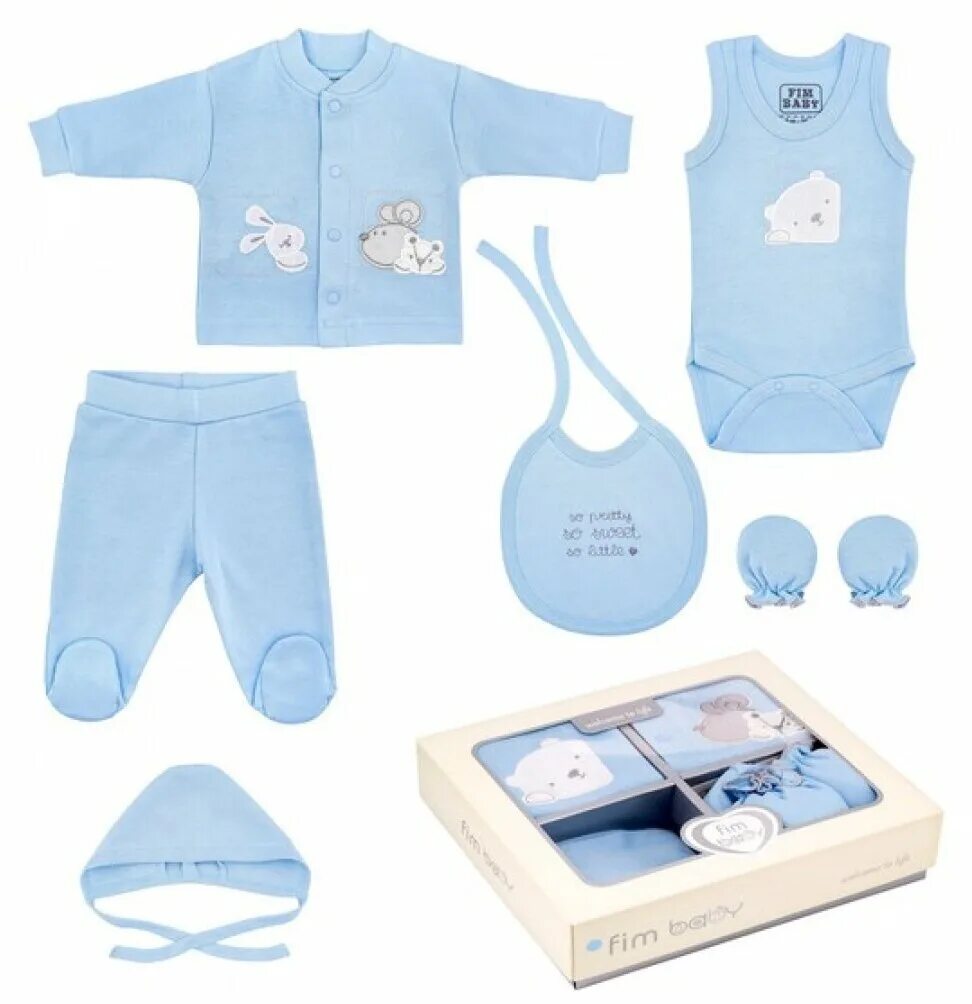 FIMBABY набор одежды для детей FIMBABY 200077. Вещи для новорожденных. Набор для новорожденного. Одежда дляноварожденых.