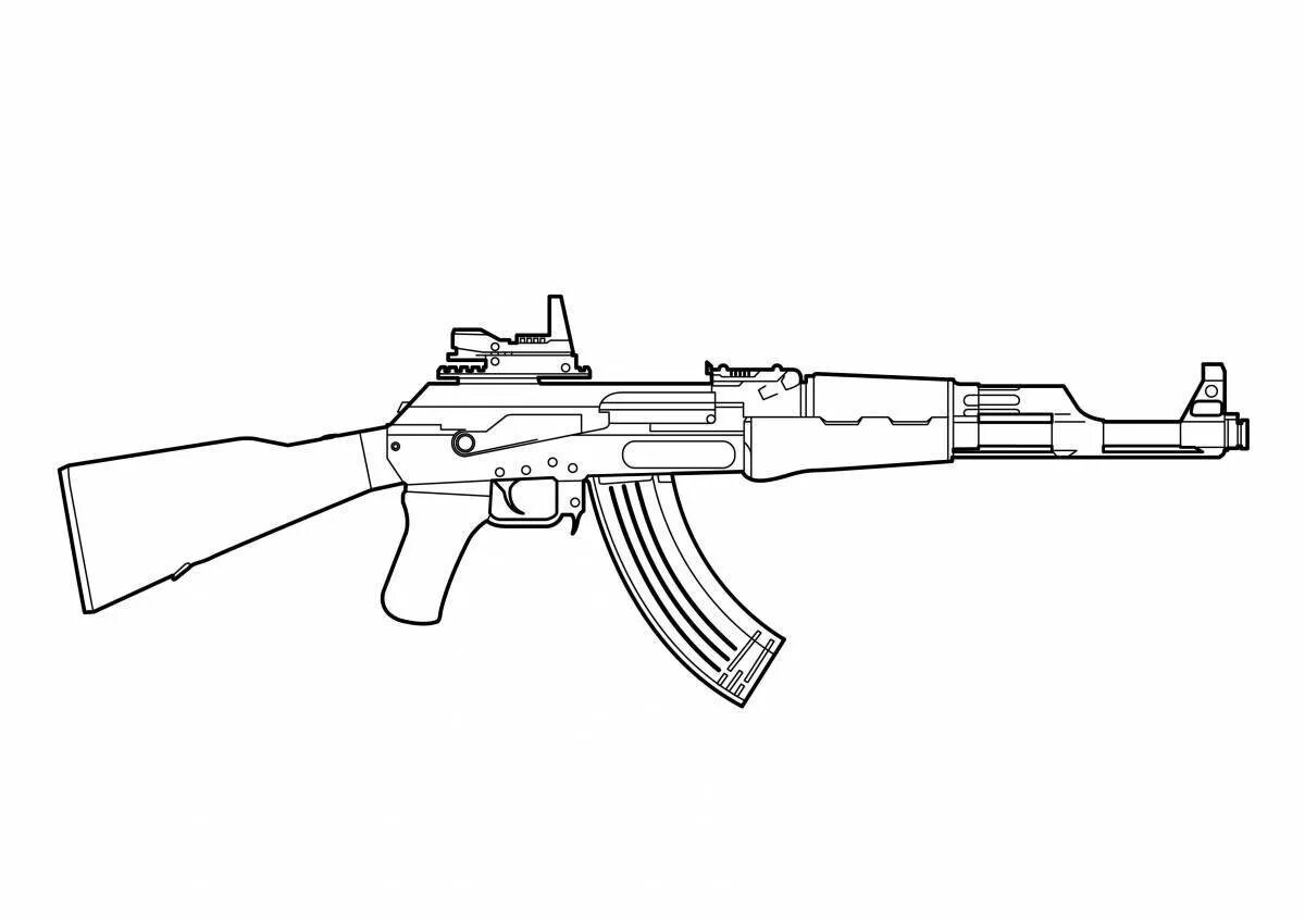 AK-103 автомат чертеж. Разукрашка автомата АК 47. Распечатка автомат ака 47. Автомат ак47 раскрашенный. Распечатка автоматы