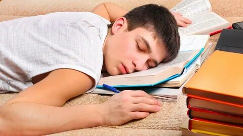 Relaxed student