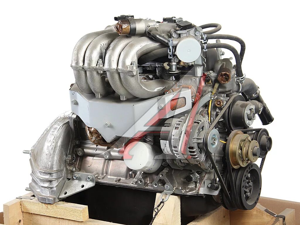 Двигатель УМЗ-4216 (АИ-92 107 л.с.) ГАЗ-3302 Бизнес, под ГУР, поликлиновой ремен