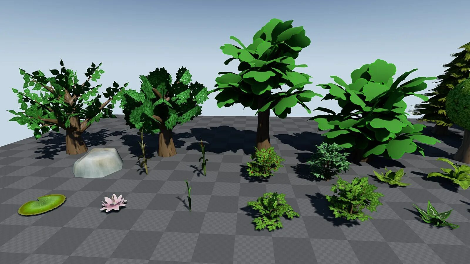 Создание текстур игр. 3д игры. казуальные кусты. куст 3d. кусты в играх.