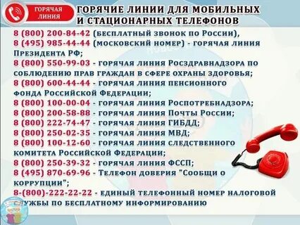 Налоговая телефон горячей линии бесплатный московская область